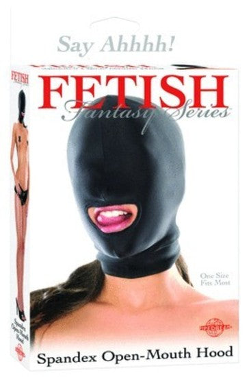 Fetish Fantasy Spandex Open Mouth Hood